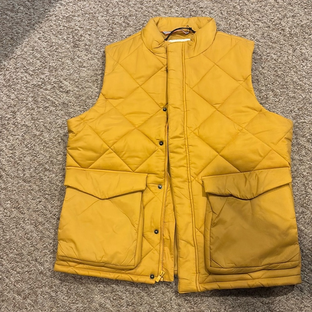 The Normal Brand Quilted Yellow Puffer Vest